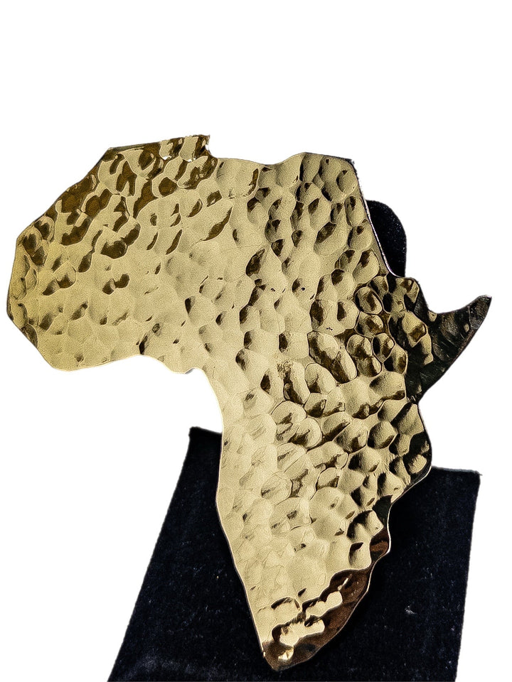Supersized Brass Africa Ring - Trufacebygrace
