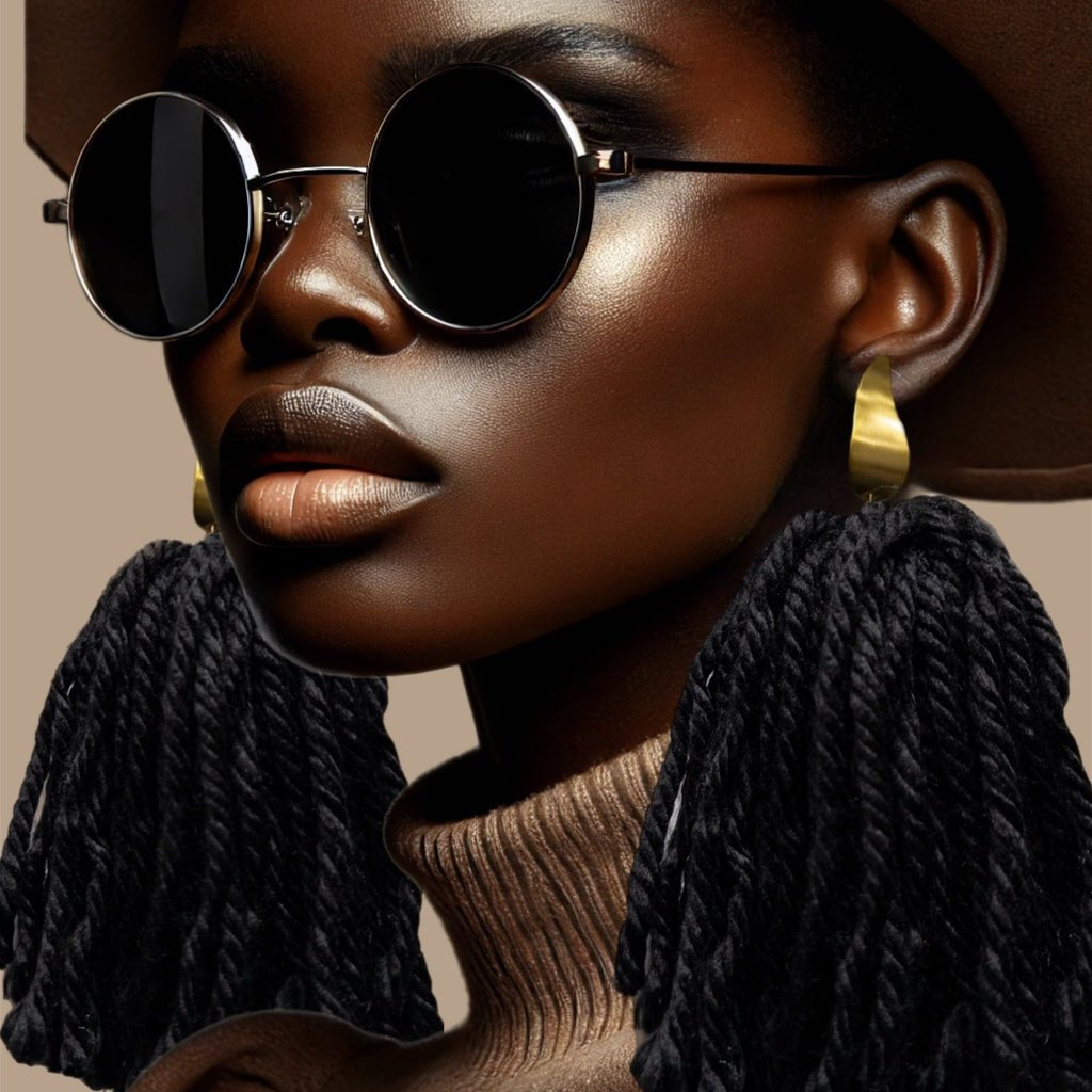 Supersized Yarn Earrings - Trufacebygrace