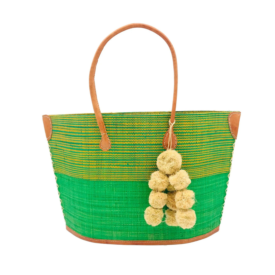 Tepa two tone Straw Bag - Trufacebygrace