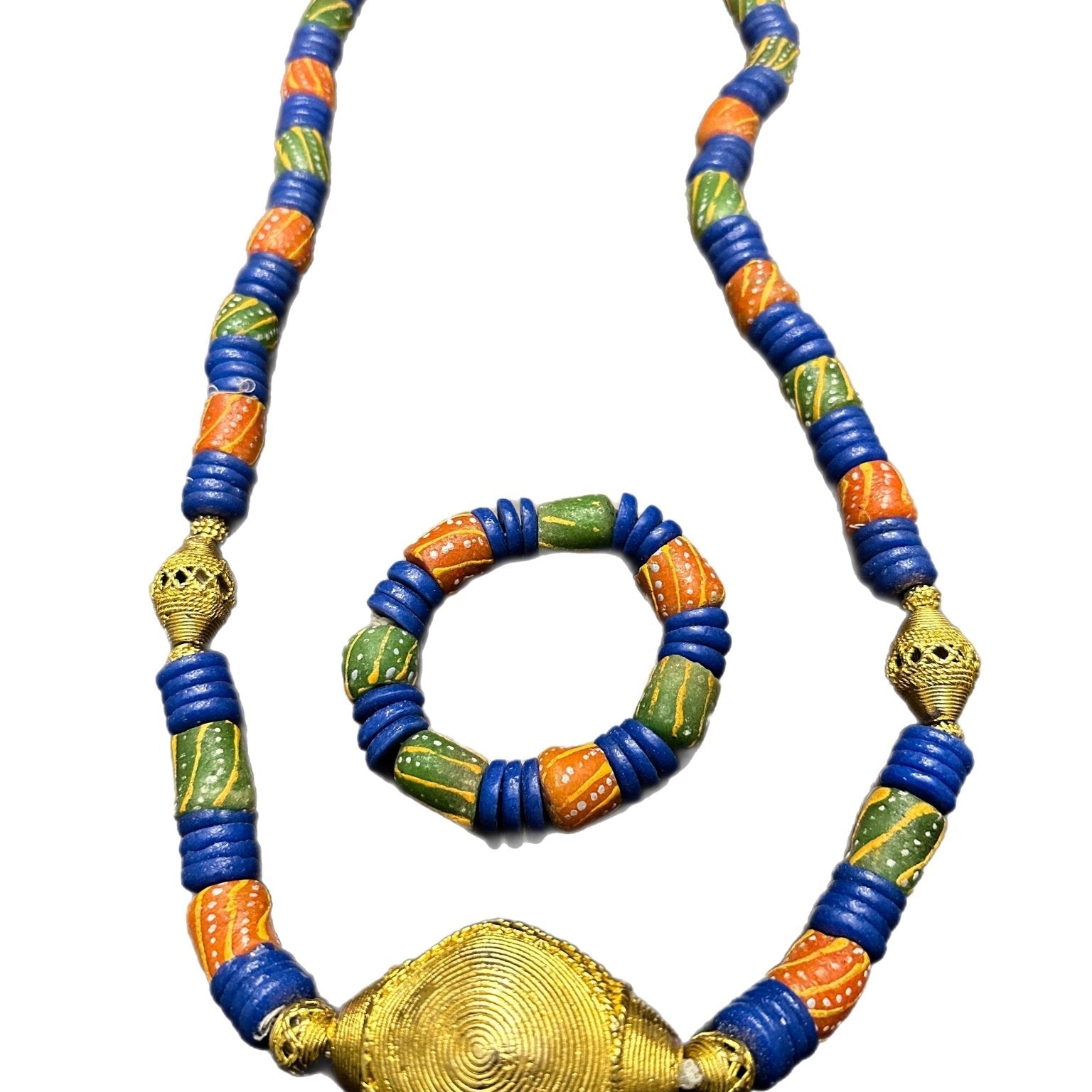The Akan Royalty Collection : Hene Ni Hemaa ahwenie Necklace - UNISEX - Trufacebygrace