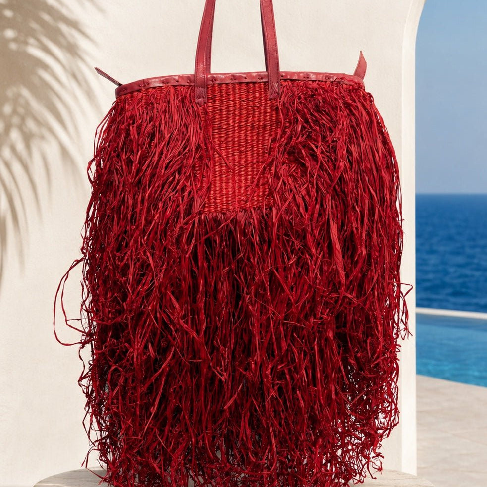 The Cascade Fringe Tote Bag - Trufacebygrace