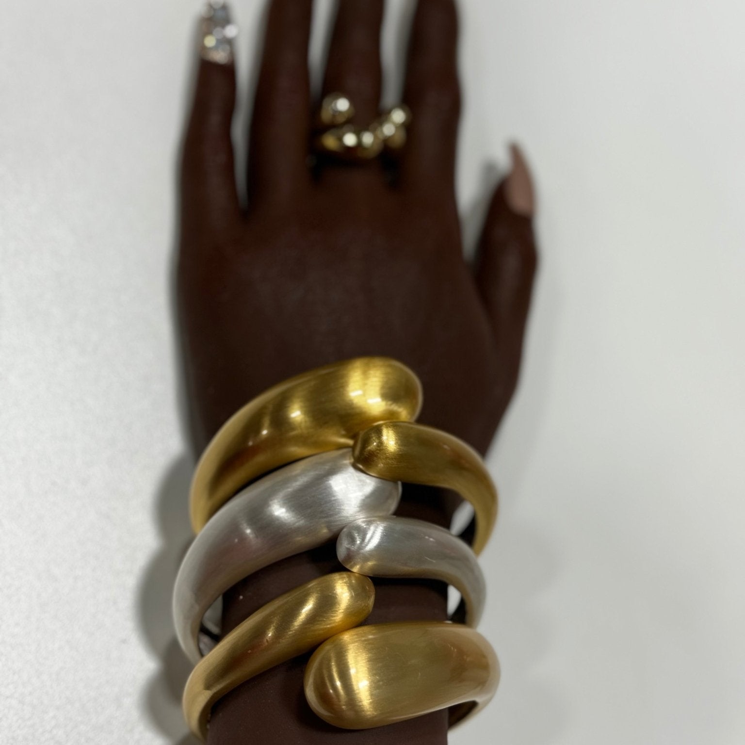 The Dowager Pear Tip Adjustable Bracelet - Trufacebygrace