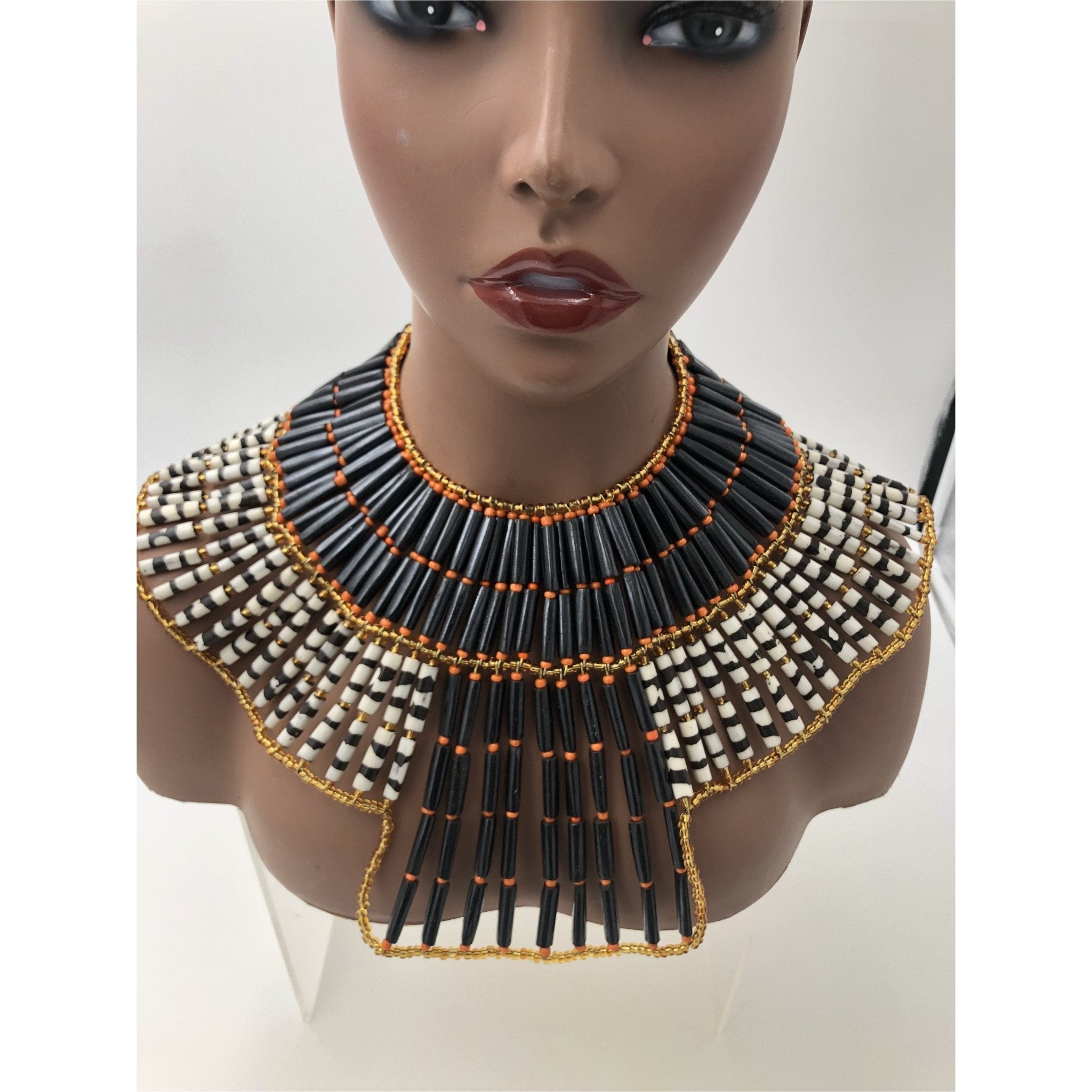The Egyptian Queen Bib Necklace - Trufacebygrace