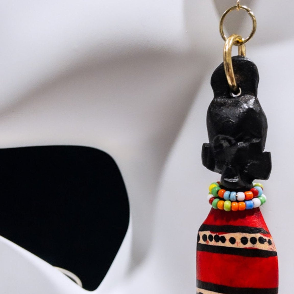 The Maasai Wood Crafted Earrings - Trufacebygrace