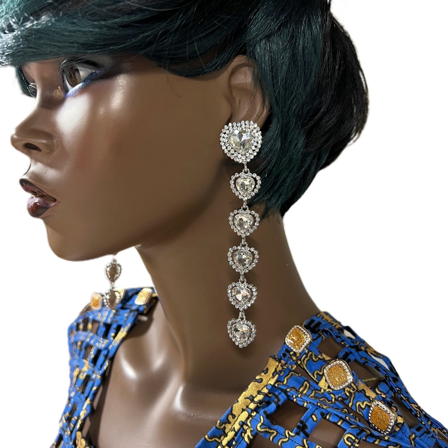 The Marquis statement Rhinestone Earrings - Trufacebygrace