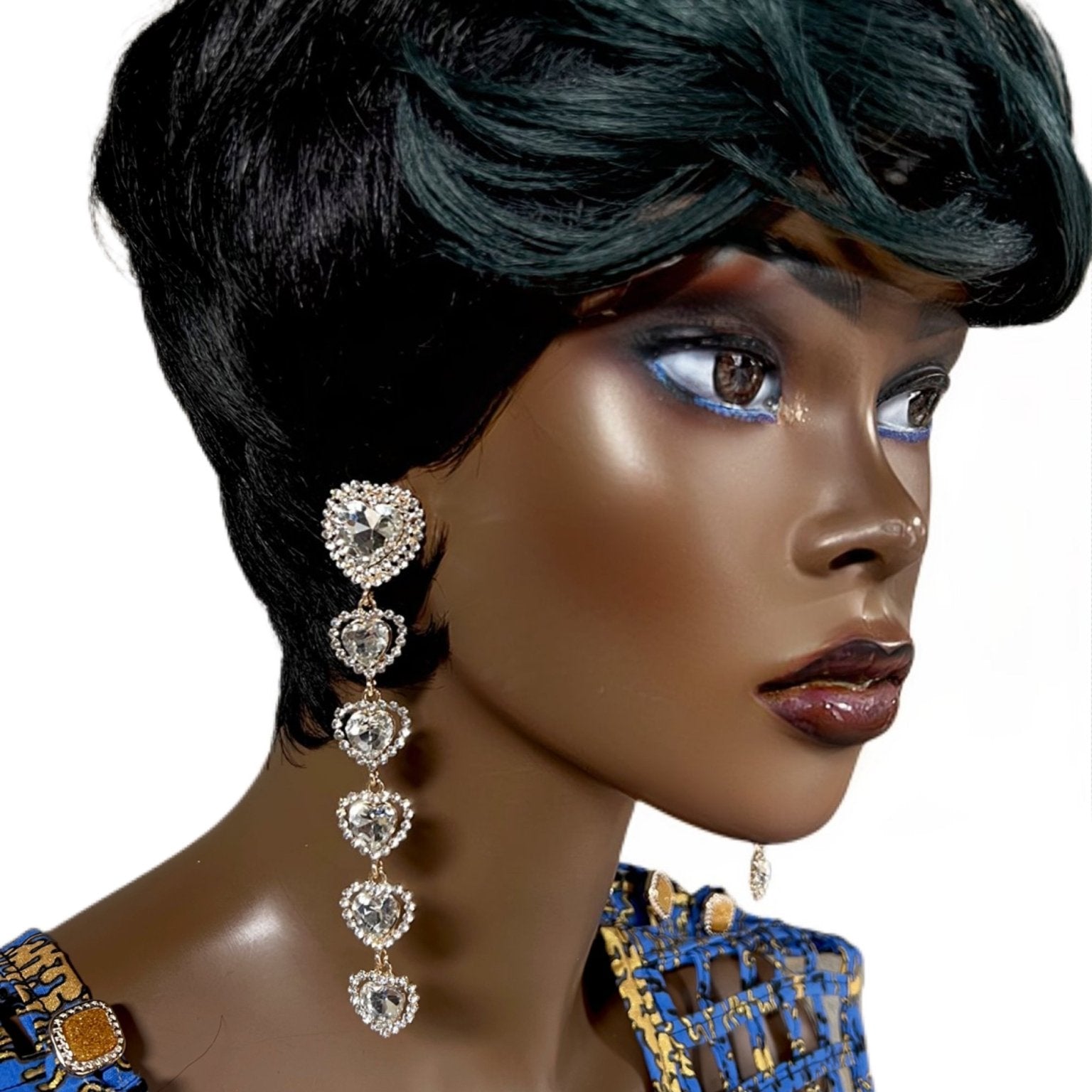 The Marquis statement Rhinestone Earrings - Trufacebygrace
