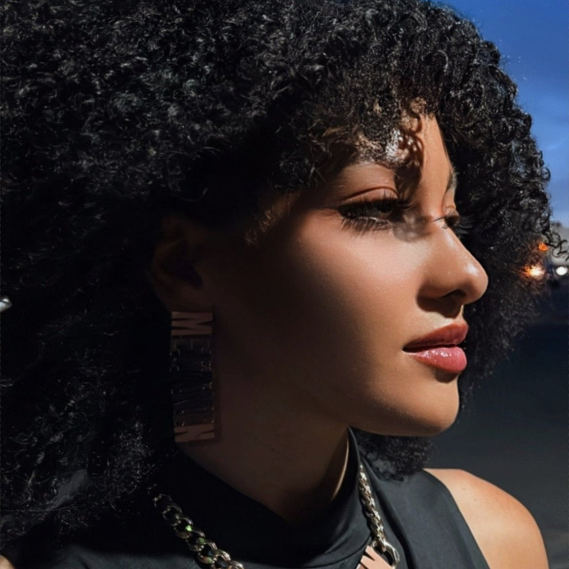 The Melanin Perfection letters Necklace - Trufacebygrace