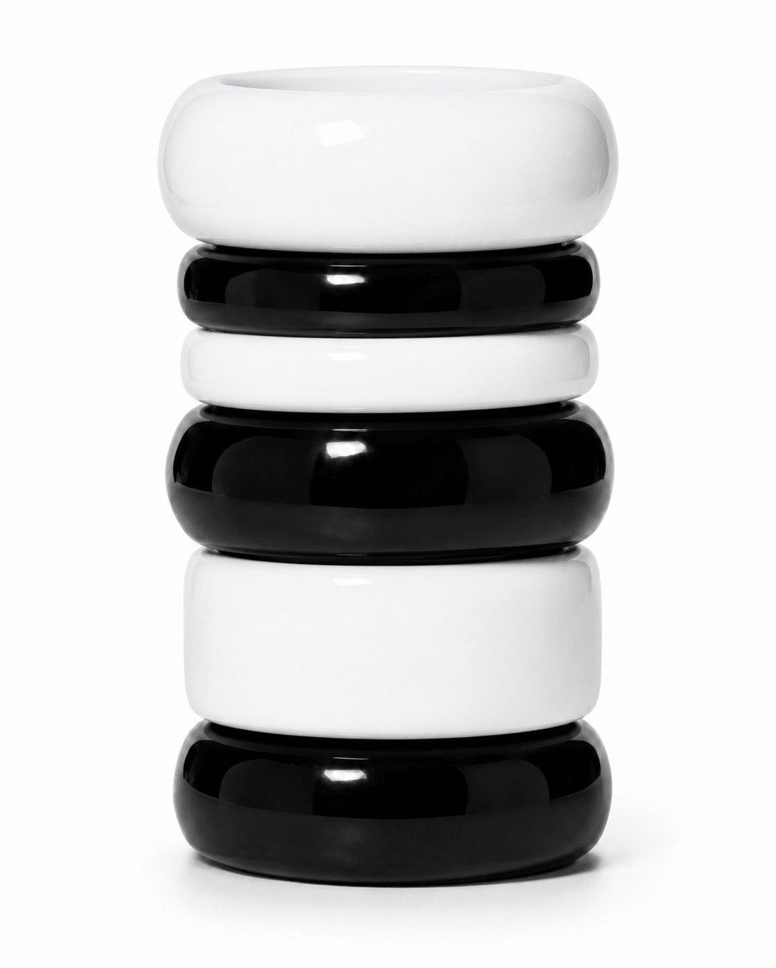 The Noir & Blanc Bangle Set - Trufacebygrace