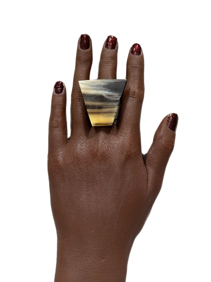 Triangle Cut Horn ring - Trufacebygrace