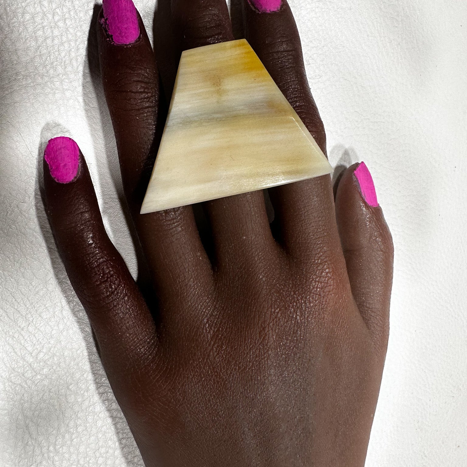 Triangle Cut Horn rings - Trufacebygrace