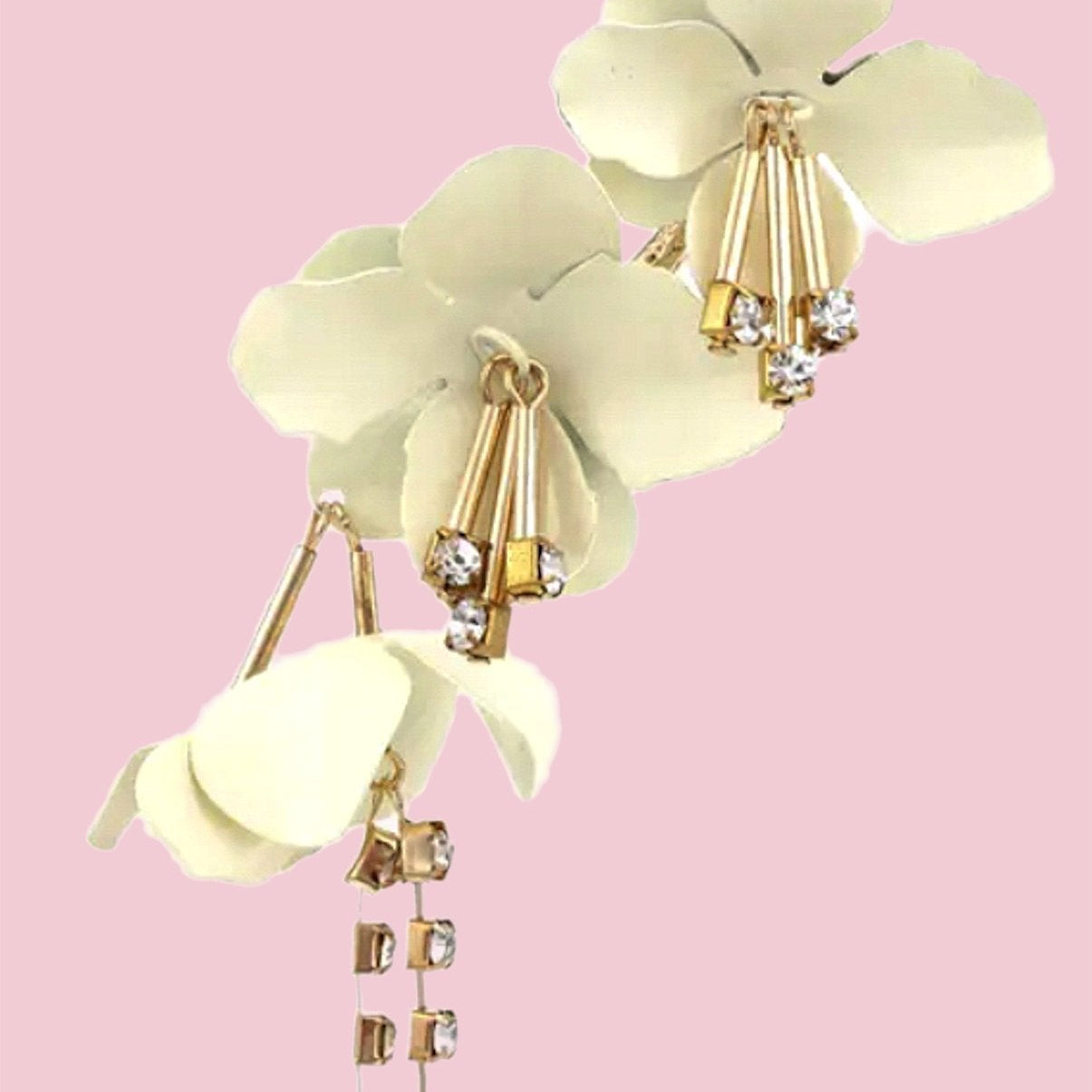 Triple Flower Cuff Earrings - Trufacebygrace