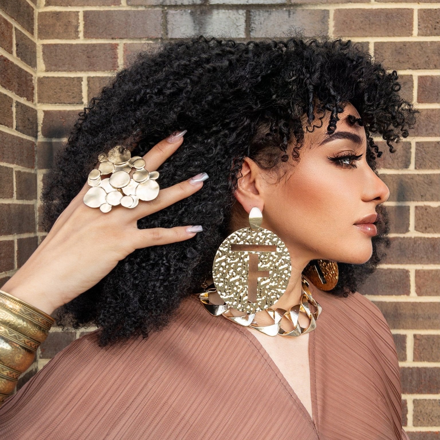 TruFaceByGrace Logo Earrings - Trufacebygrace