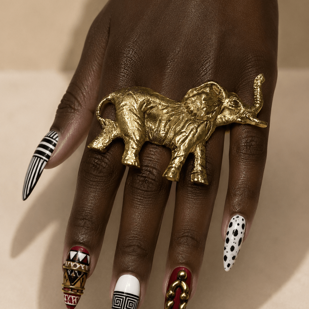 Trunk Up Elephant Ring - Trufacebygrace