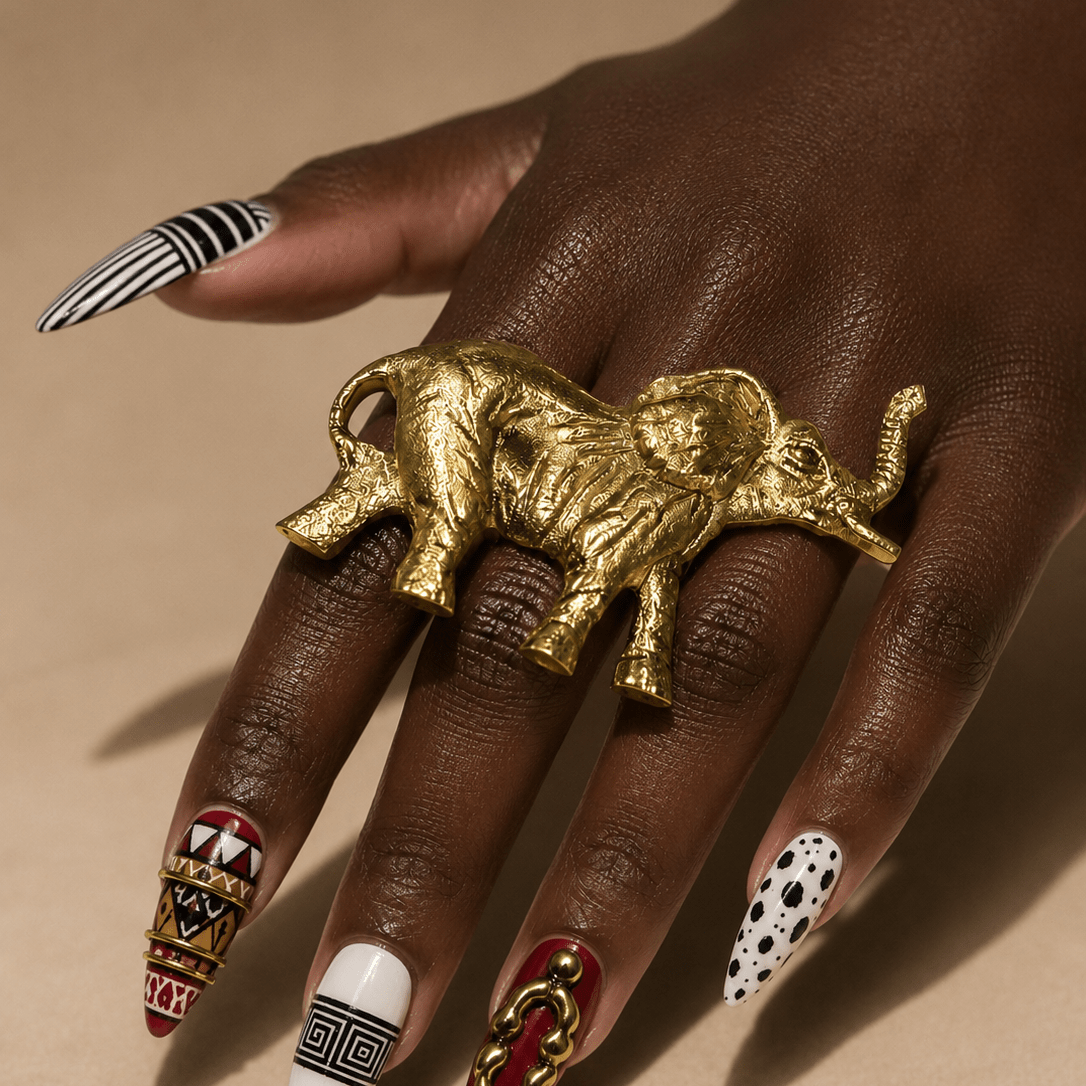 Trunk Up Elephant Ring - Trufacebygrace