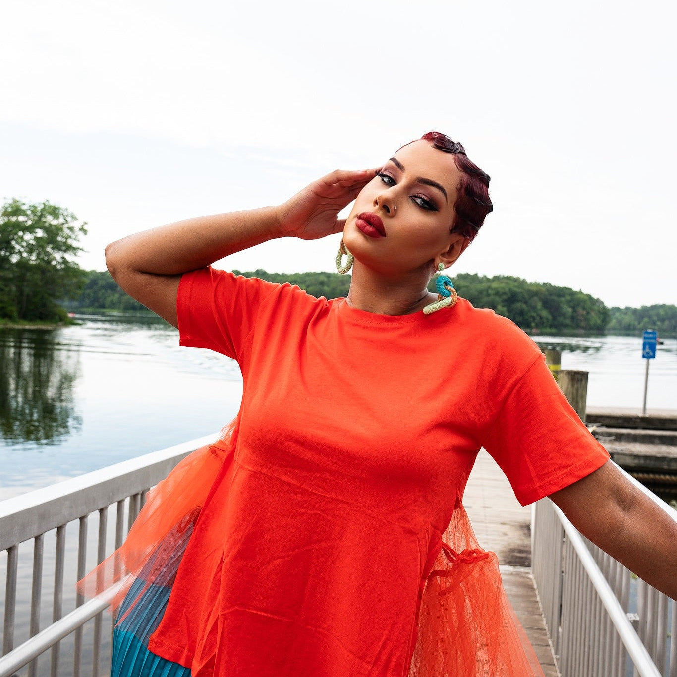 Tulle Ruffle Statement Top - Trufacebygrace