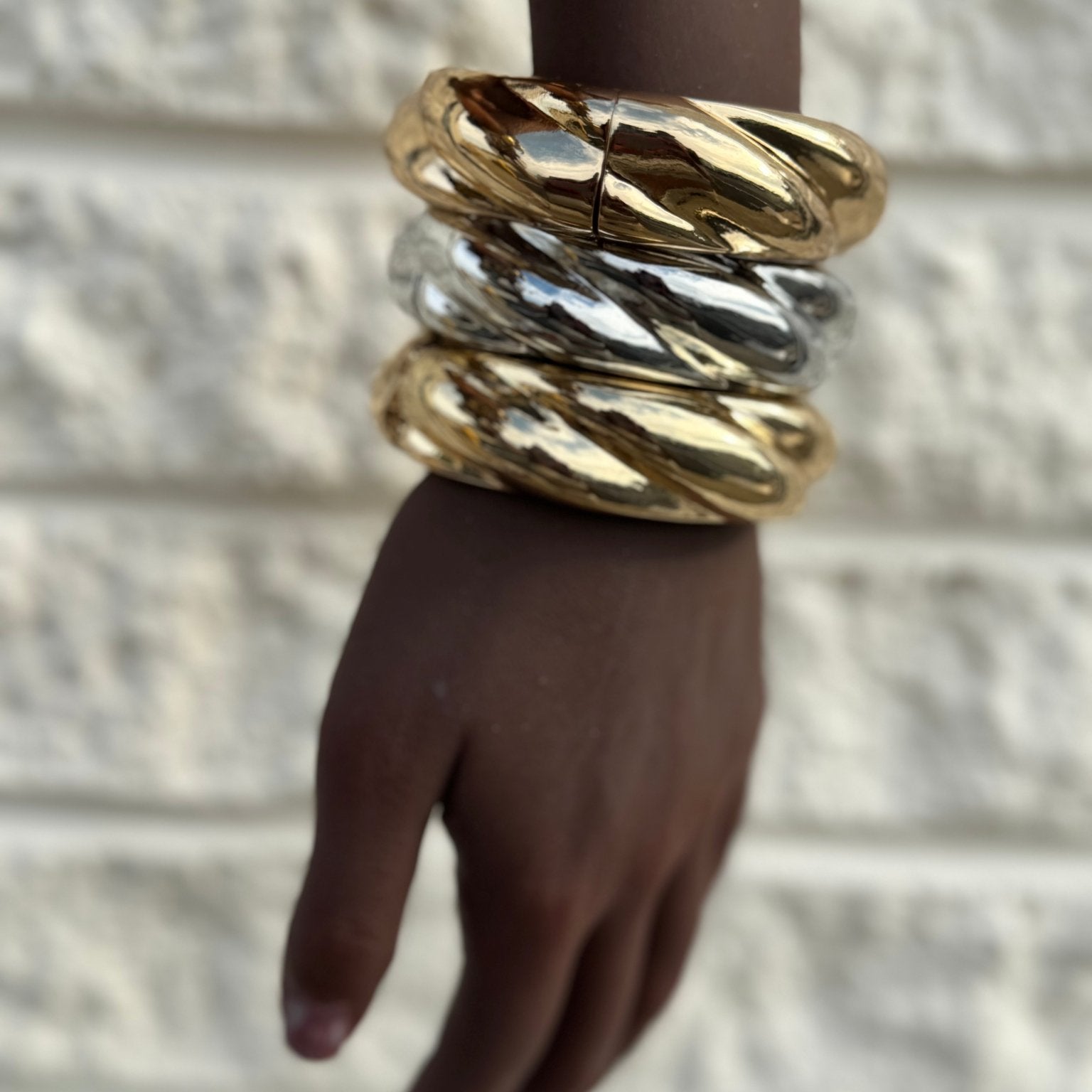 Twisty Bangle / Bracelet - Trufacebygrace