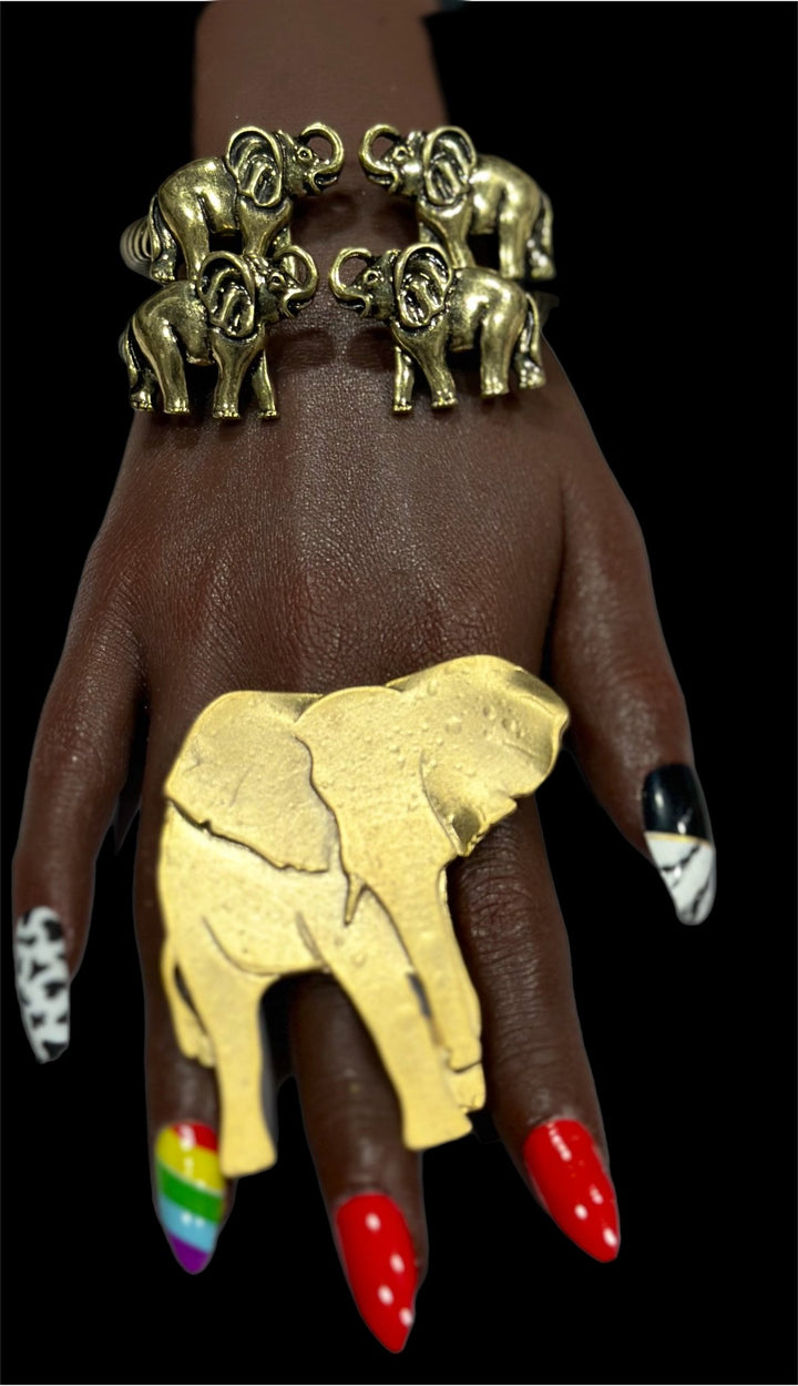 Two Elephants bracelet - Trufacebygrace