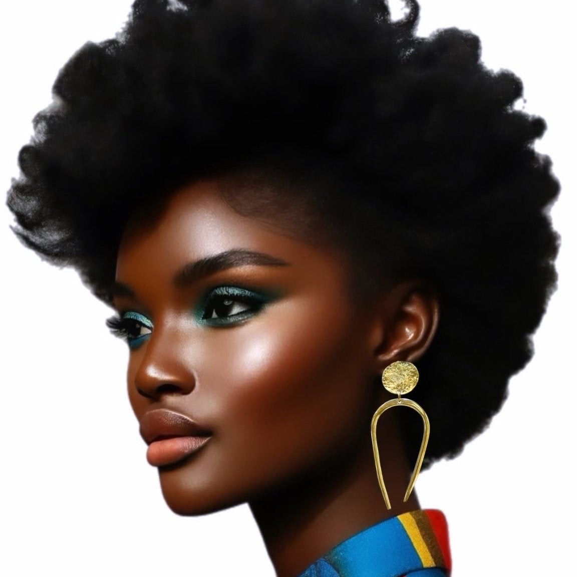 Uadani brass Earrings - Trufacebygrace