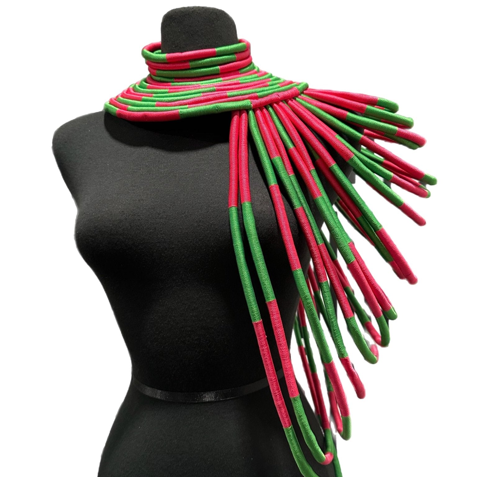 Ubuntu Goddess Statement Necklace - One shoulder - Trufacebygrace