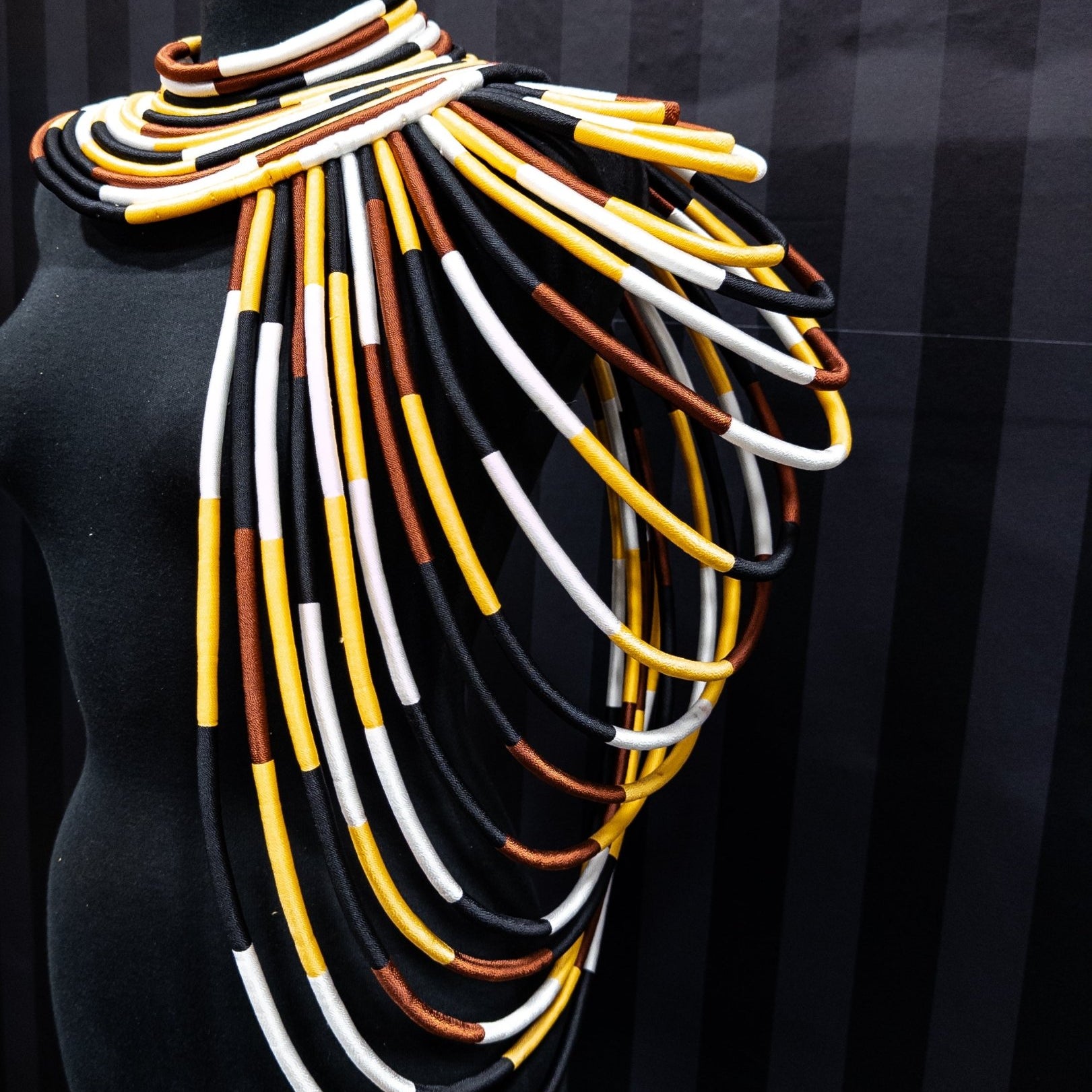 Ubuntu Goddess Statement Necklace - One shoulder - Trufacebygrace