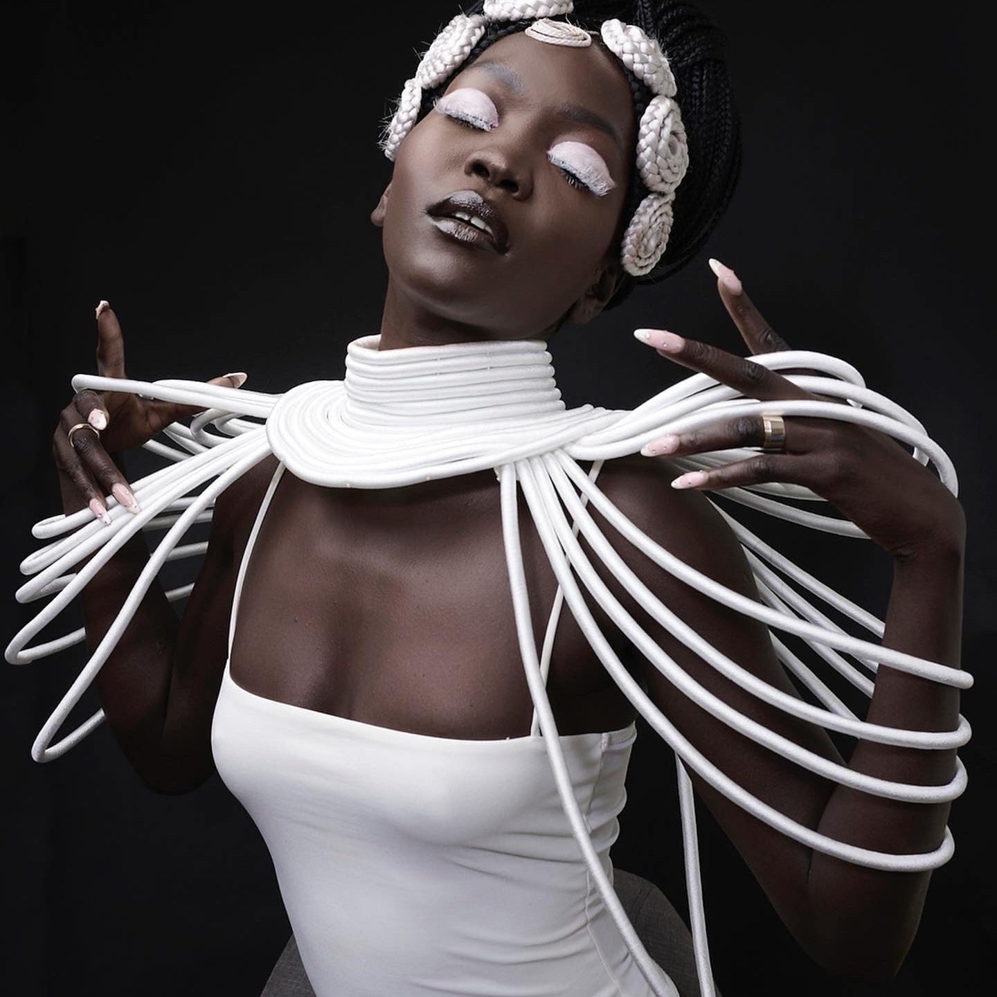 Ubuntu Goddess two shoulder Necklace - Trufacebygrace