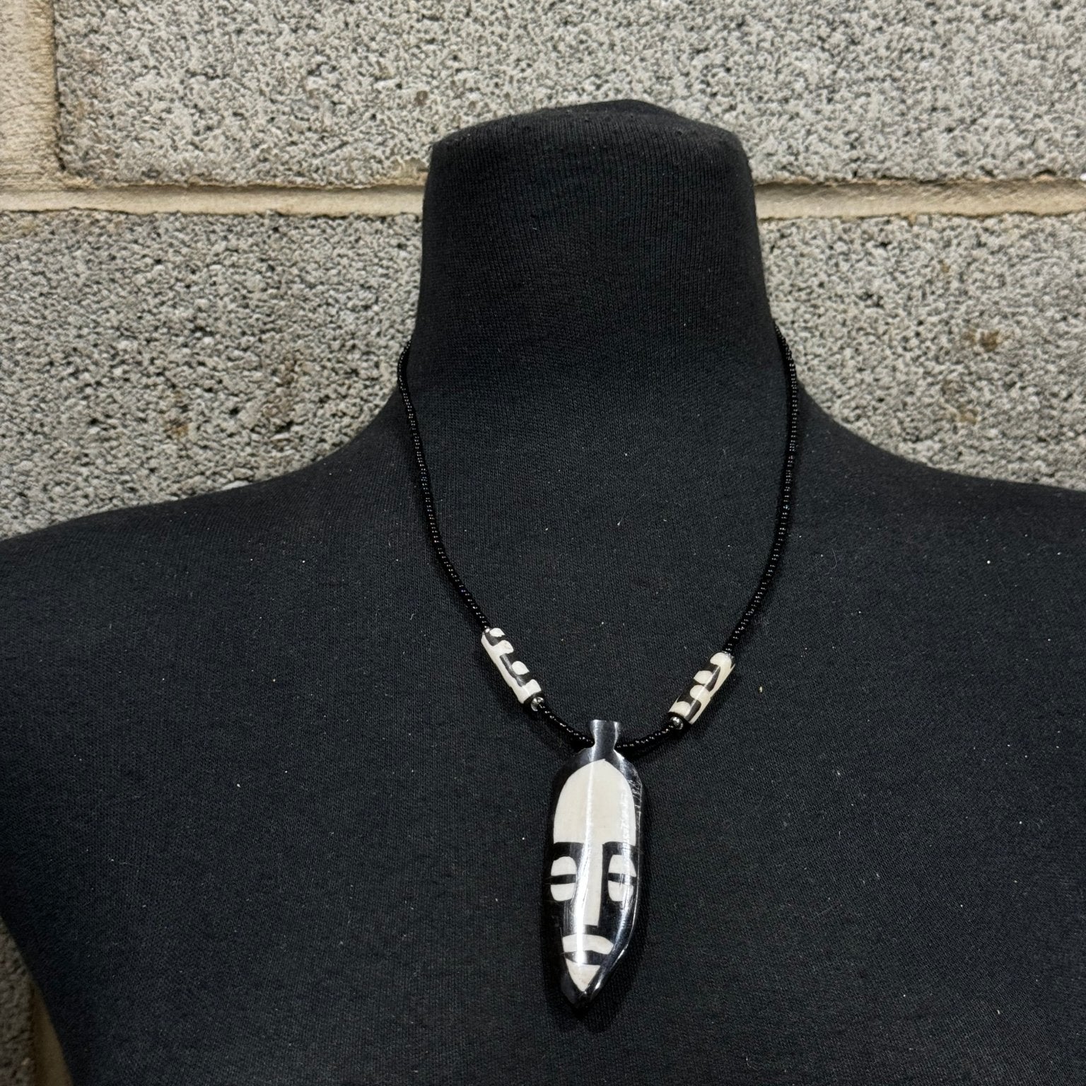 Unisex Tribal face mask Necklace - Trufacebygrace