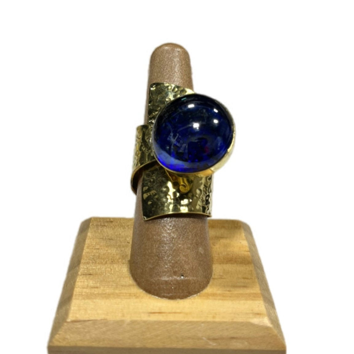 UPINDE Wraparound stone and Brass Ring - Trufacebygrace