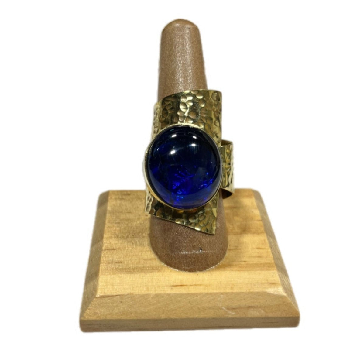 UPINDE Wraparound stone and Brass Ring - Trufacebygrace