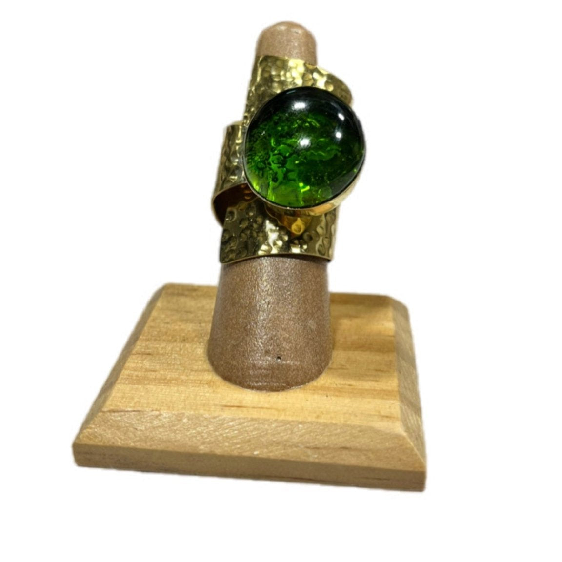 UPINDE Wraparound stone and Brass Ring - Trufacebygrace
