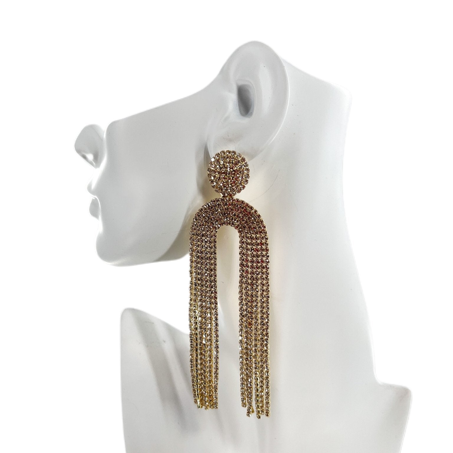 Uwale Rhinestone Earrings - Trufacebygrace