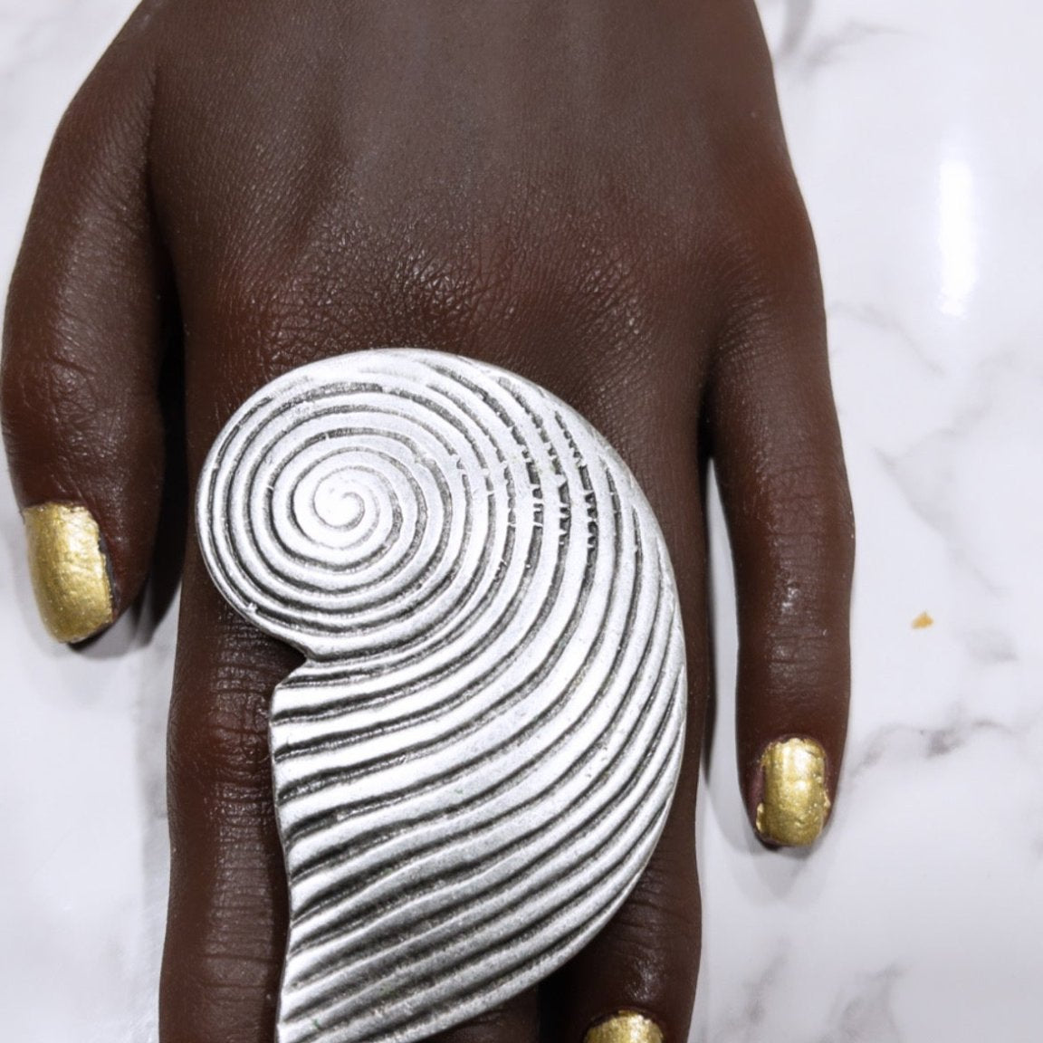 VersaShell Adjustable Statement Ring - Trufacebygrace