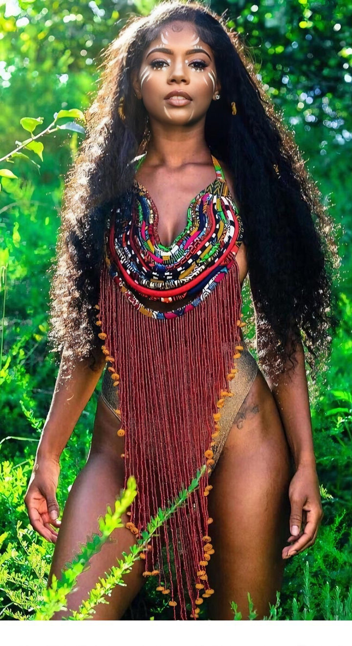 Warrior Queen Waterfall Necklace - Trufacebygrace