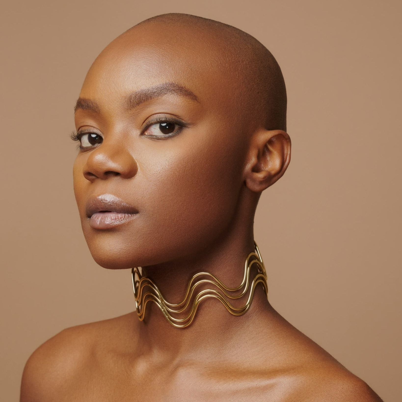 Wavy choker Necklace - Trufacebygrace