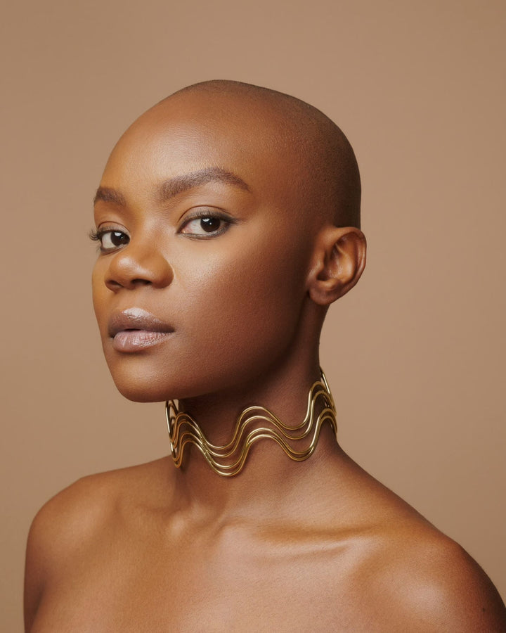 Wavy choker Necklace - Trufacebygrace