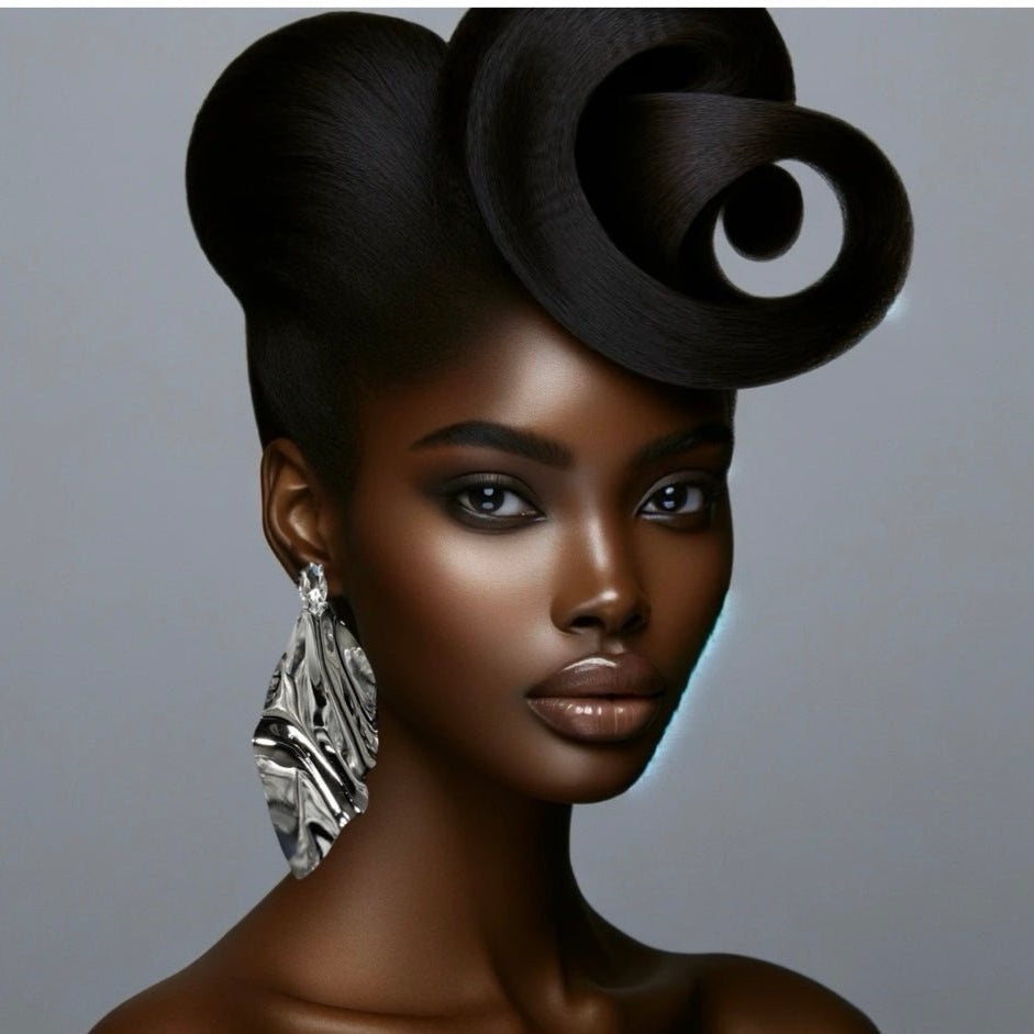 Wavy Drift Abstract Earring - Trufacebygrace