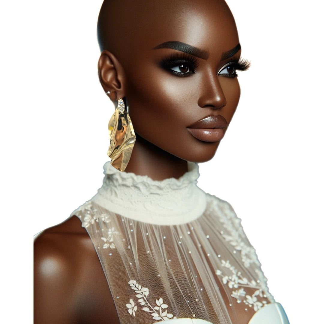 Wavy Drift Abstract Earring - Trufacebygrace