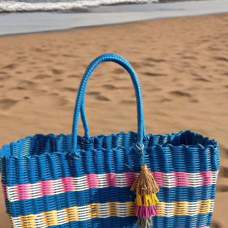 Woven Beach Bags - Trufacebygrace