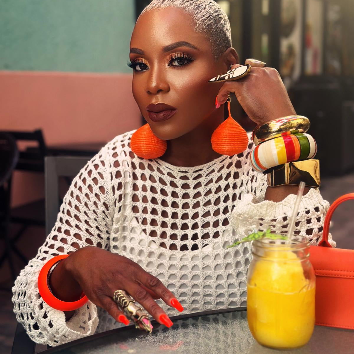 Woven Teardrop Basket Earrings - Trufacebygrace