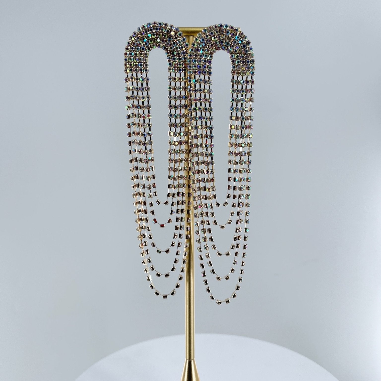 Your Majesty Rhinestone Statement earrings - Trufacebygrace