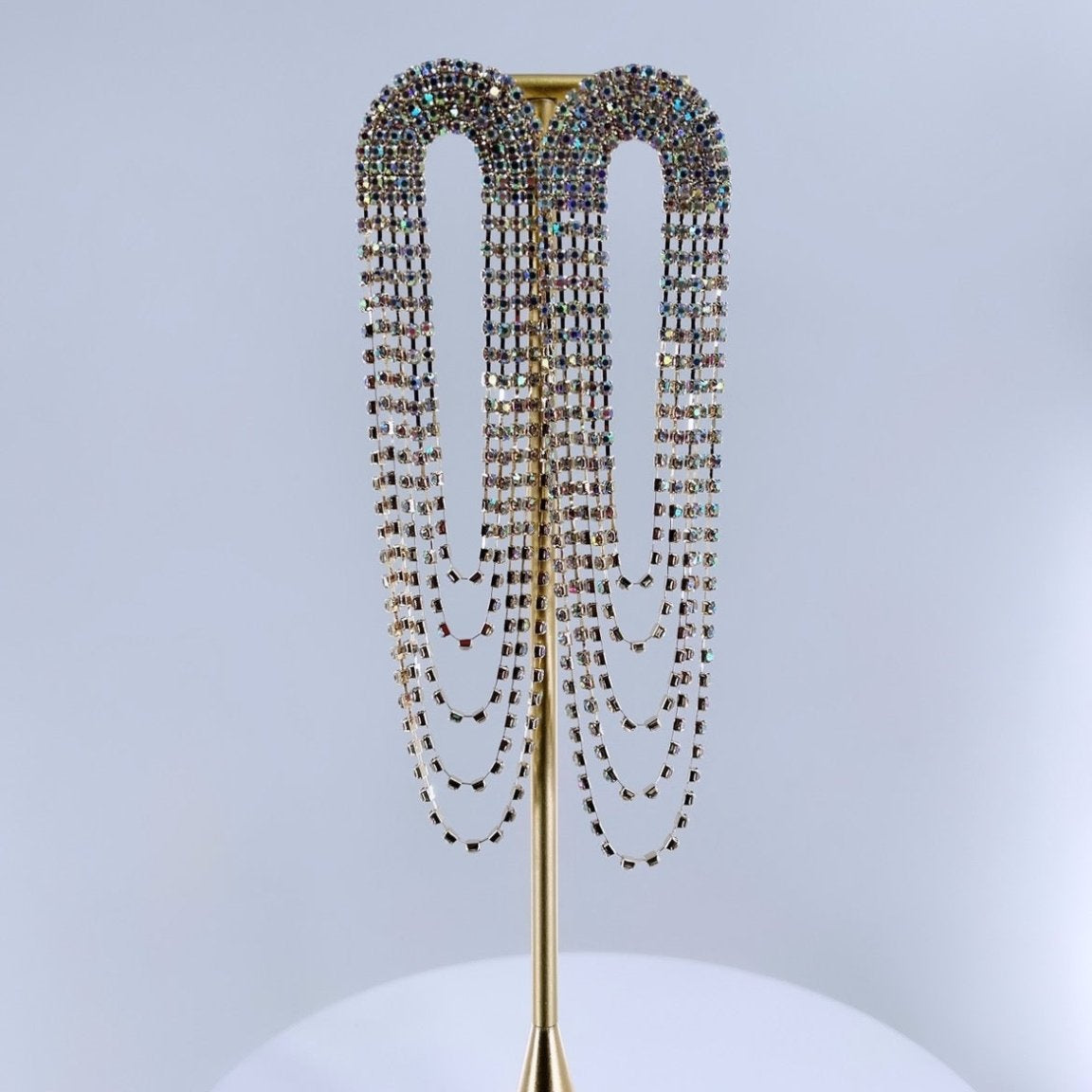 Your Majesty Rhinestone Statement earrings - Trufacebygrace
