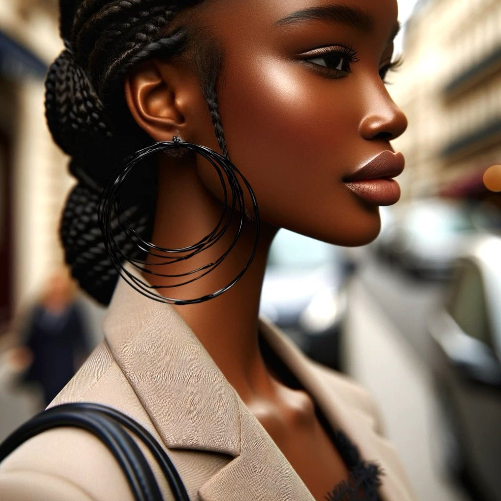 Zamunda Multi - loop Brass Earrings - Trufacebygrace