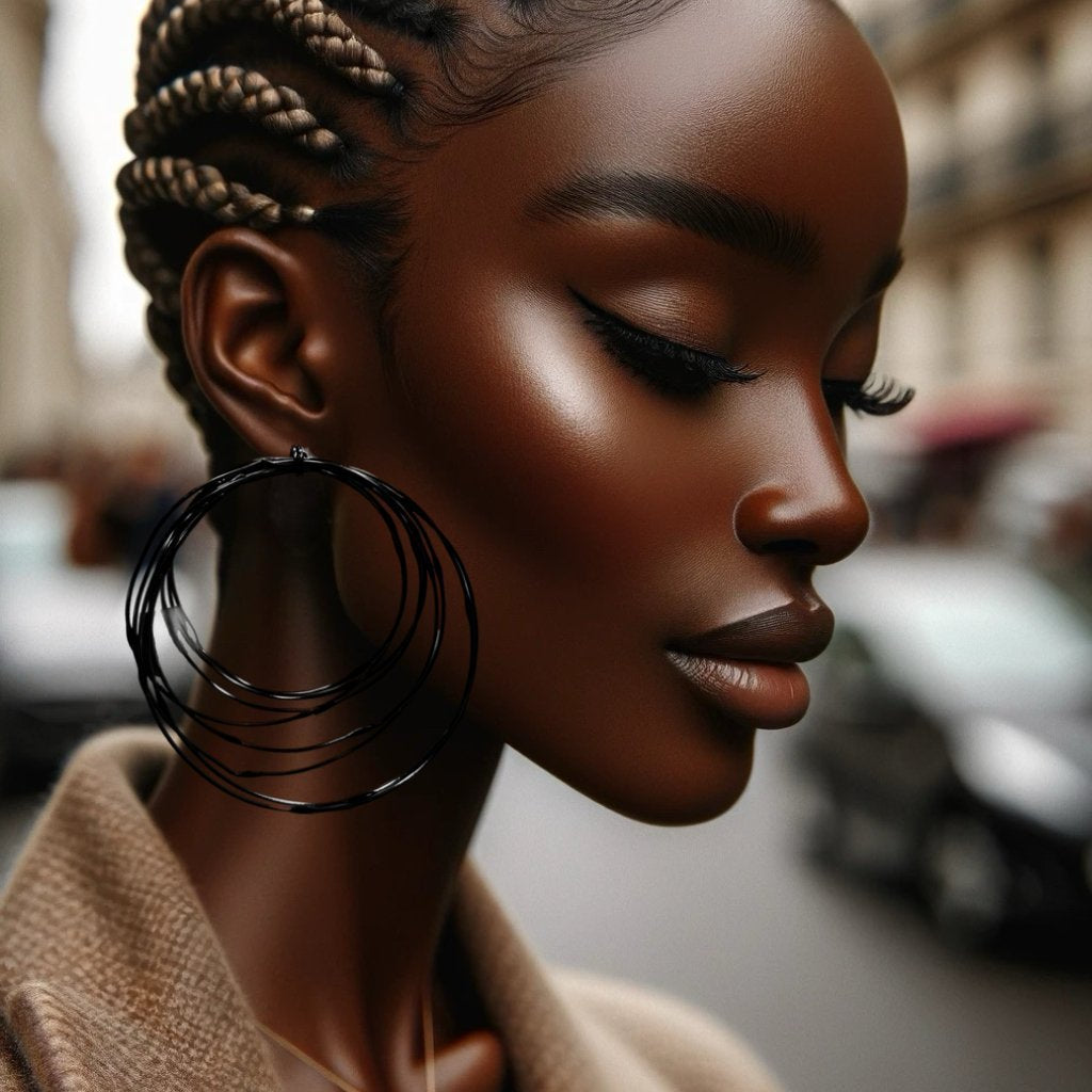 Zamunda Multi - loop Brass Earrings - Trufacebygrace