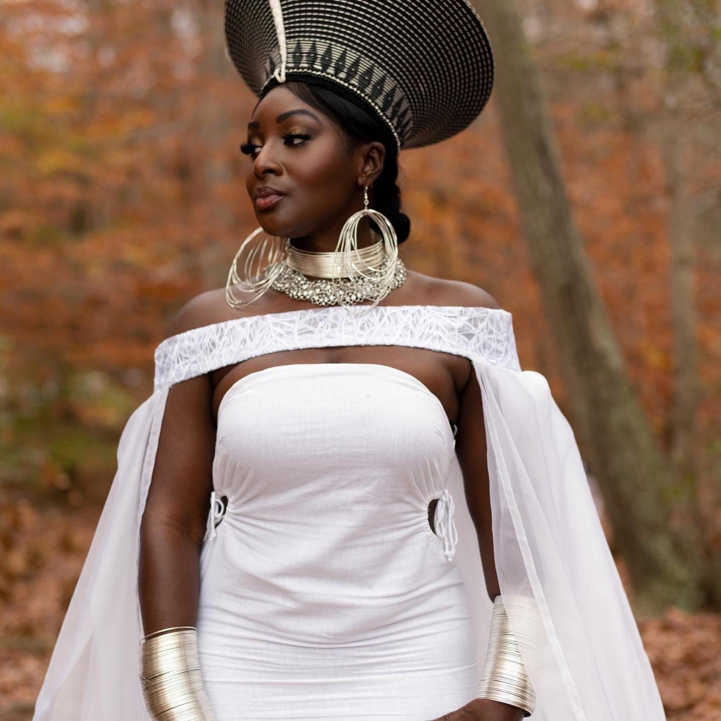 Zamunda Multi Strand Brass Choker and Bracelet - Trufacebygrace