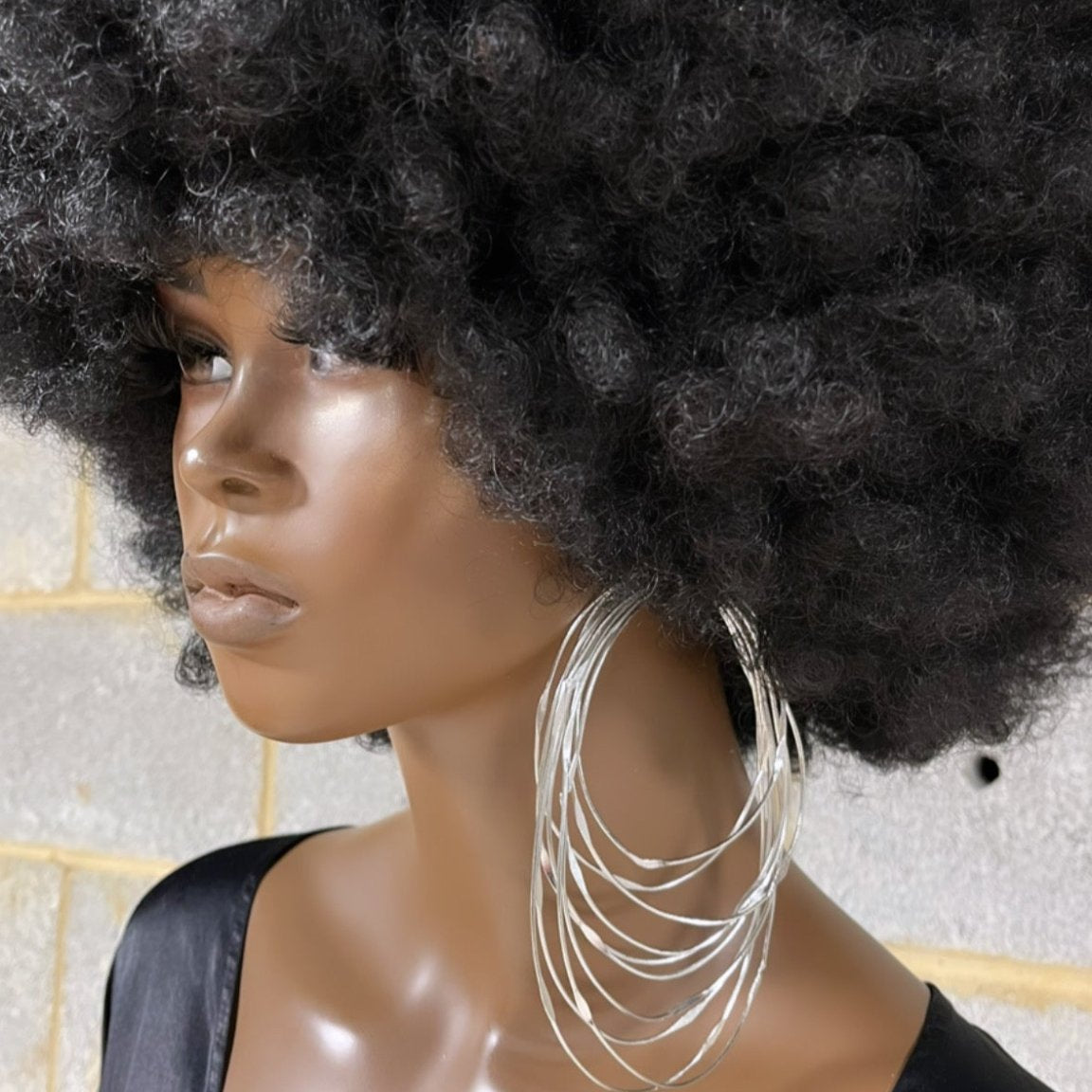 Zamunda Multi strand brass Earrings - Oval - Trufacebygrace
