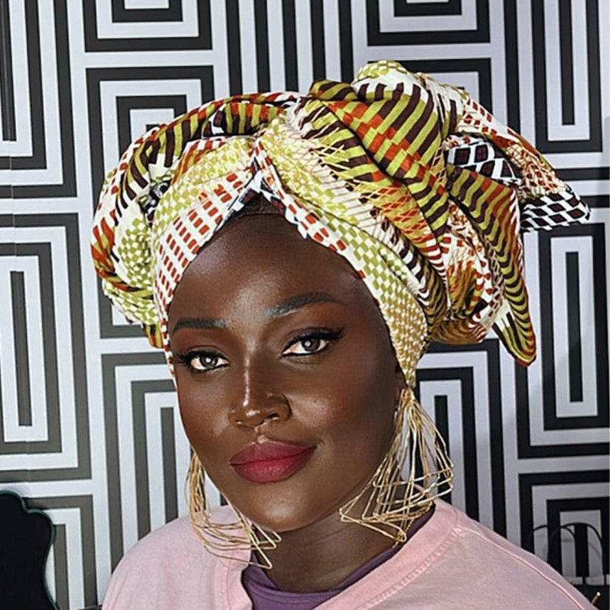 Zamunda multi strand Triangle Earrings - Trufacebygrace