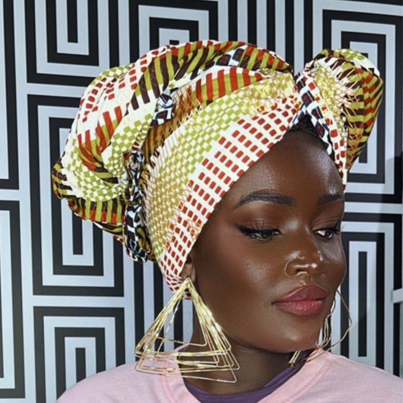 Zamunda multi strand Triangle Earrings - Trufacebygrace