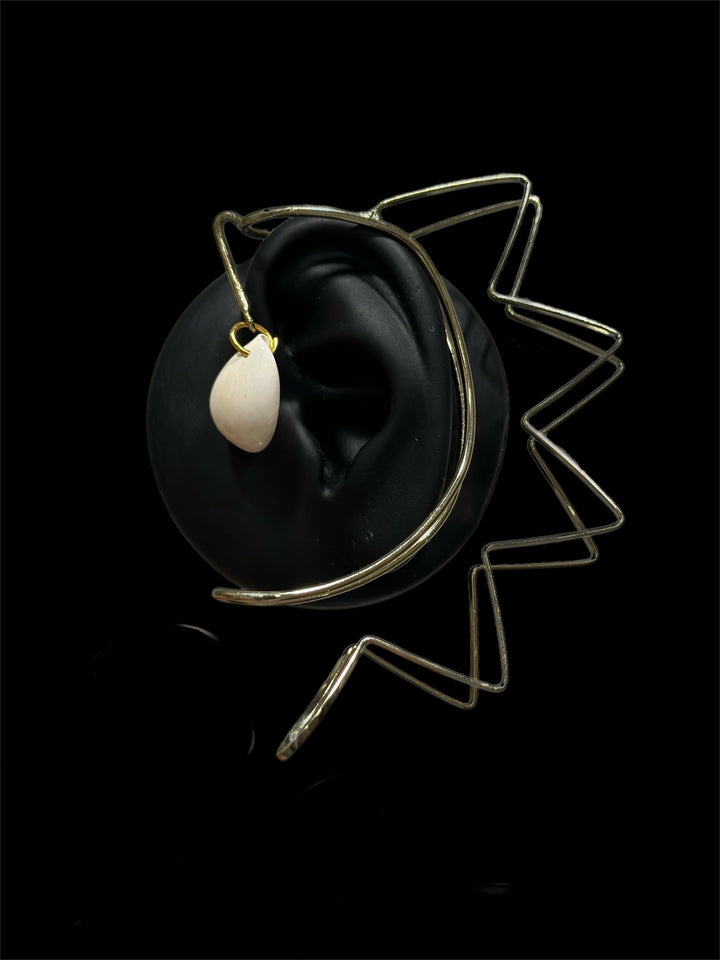 Zigzag Cowry Non - pierced Ear Cuffs - Trufacebygrace