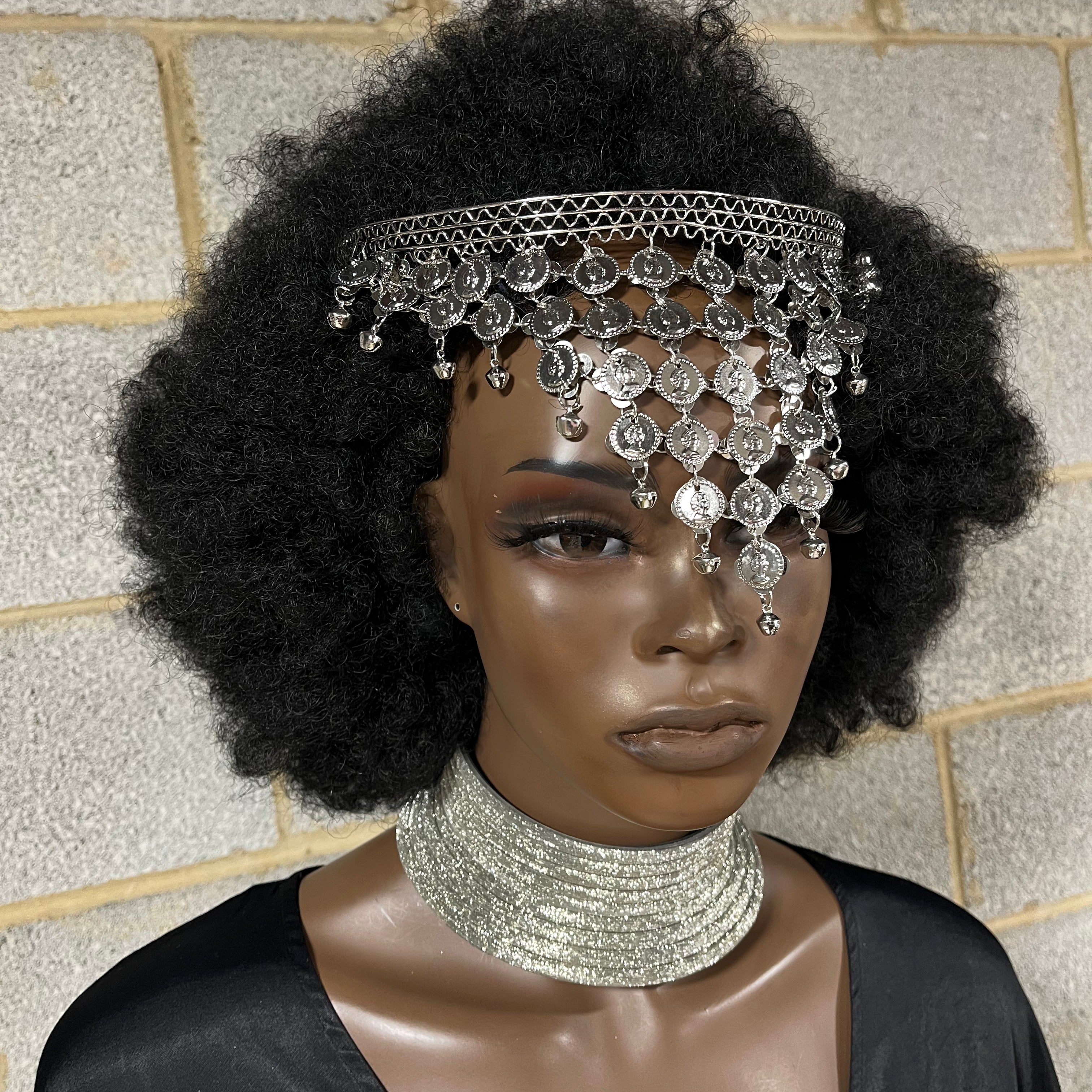 Araba gold coin headpiece/ headchain - trufacebygrace