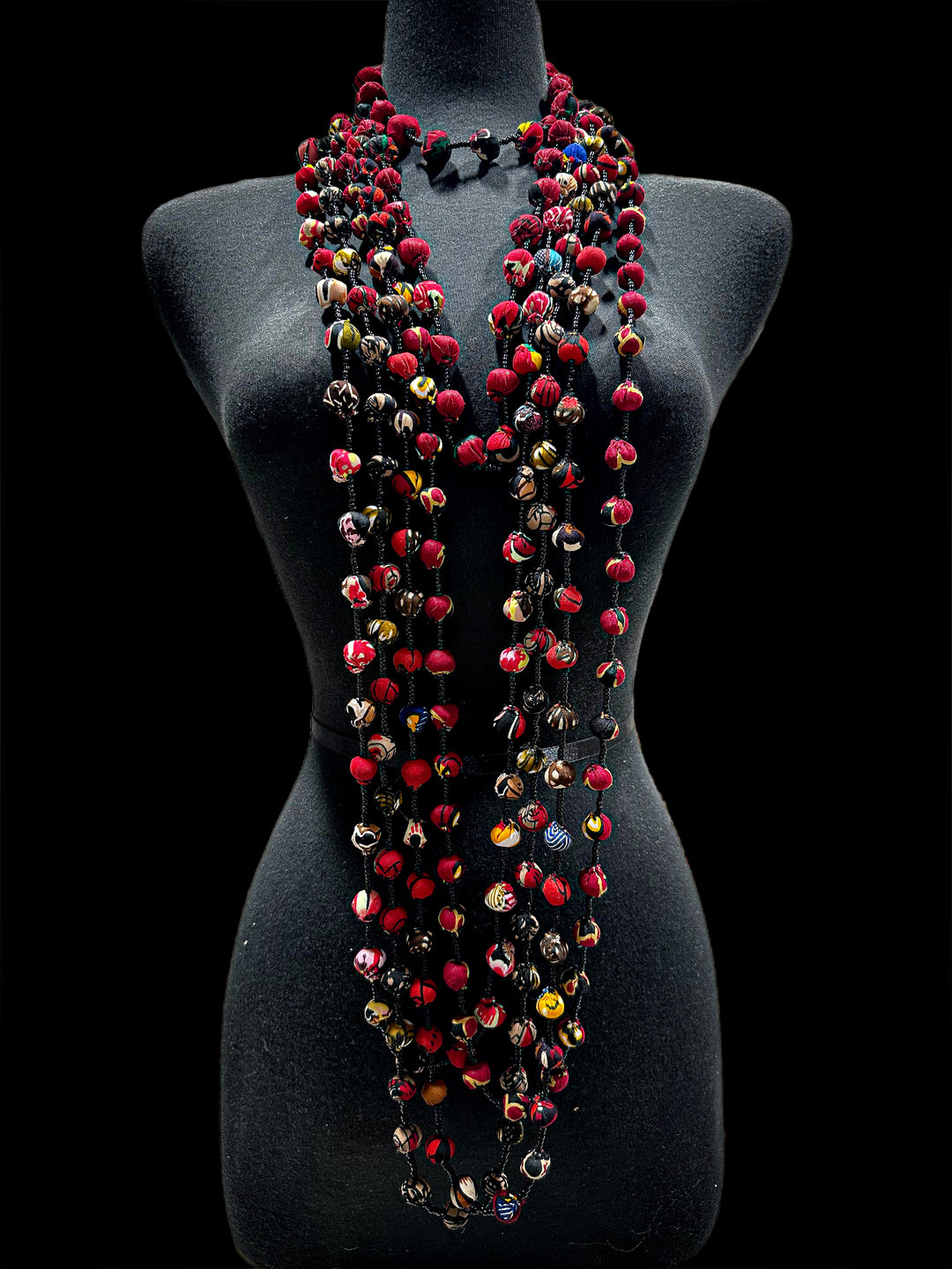 Ankara Balls Necklace - Trufacebygrace