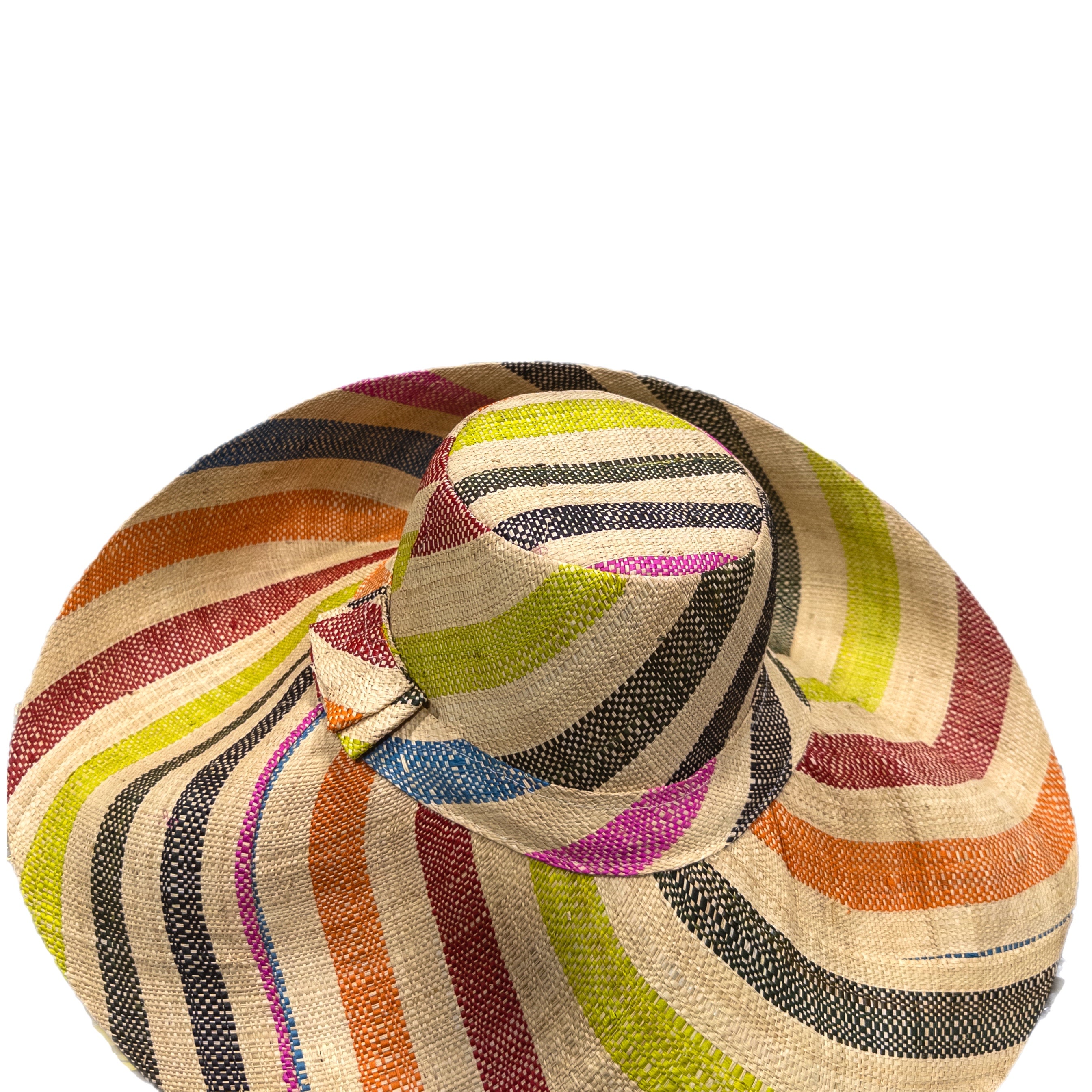 Meena design/Stripes Beach Hat - Trufacebygrace